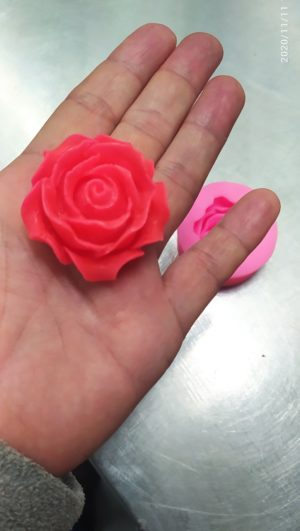 STAMPO 3D ROSA IN SILICONE